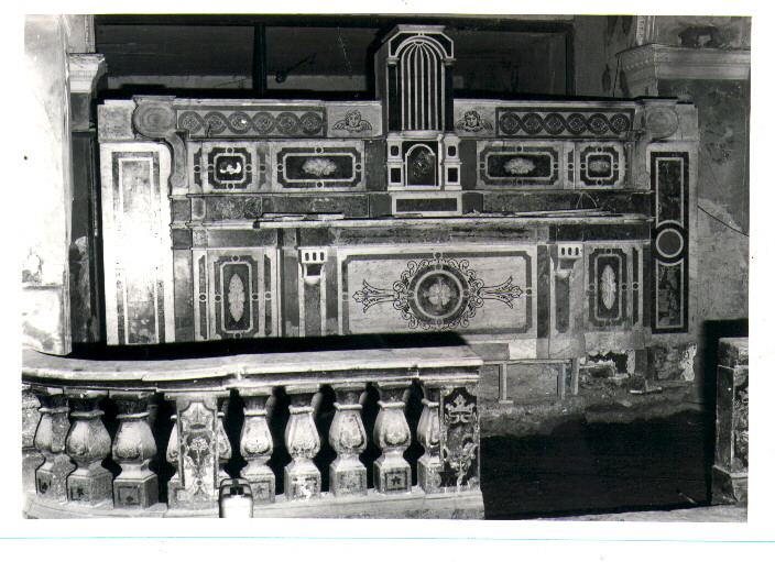 altare maggiore - manifattura lucana (sec. XIX, sec. XX)