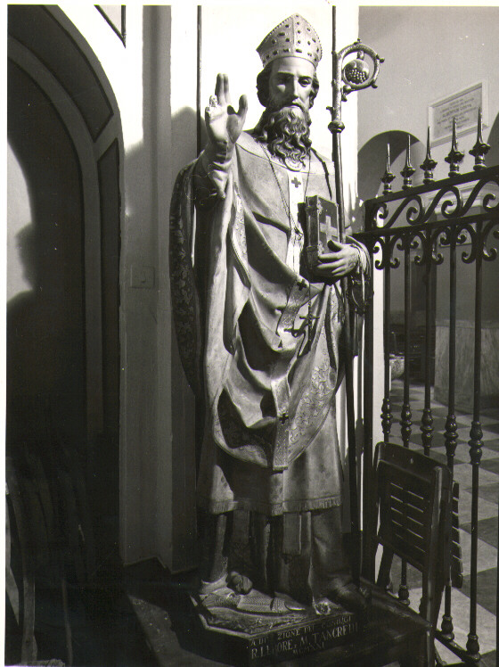 San Biagio (statua) - bottega Italia meridionale (prima metà sec. XVIII)