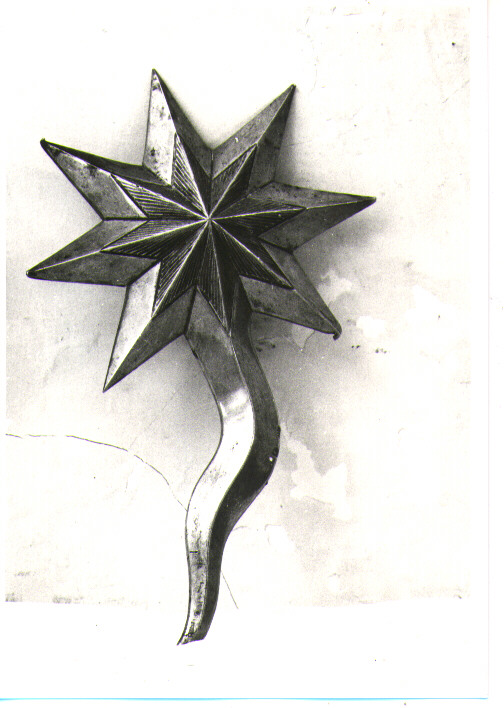 stella cometa (decorazione) di Sisino Gabriele (sec. XIX)