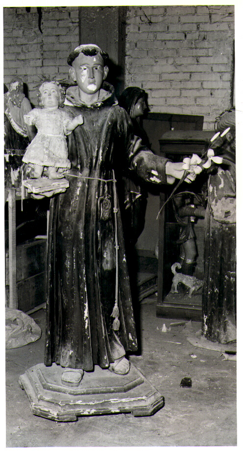 Sant'Antonio da Padova (statua) - bottega Italia meridionale (sec. XIX)