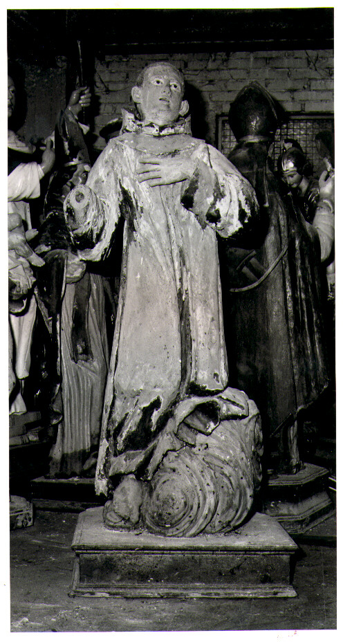 Santo francescano (statua) - bottega Italia meridionale (sec. XIX)