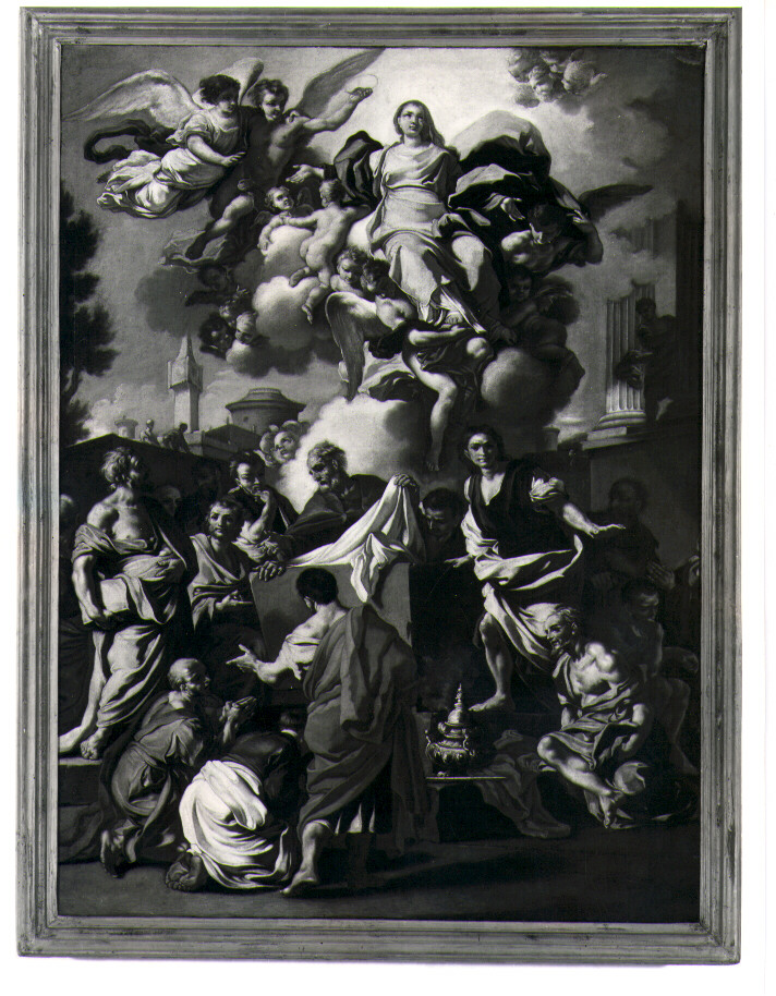 assunzione della Madonna (dipinto) di Solimena Francesco detto Abate Ciccio (attribuito) (sec. XVIII)