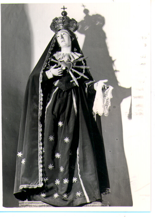Madonna Addolorata (scultura) - bottega Italia meridionale (sec. XIX)