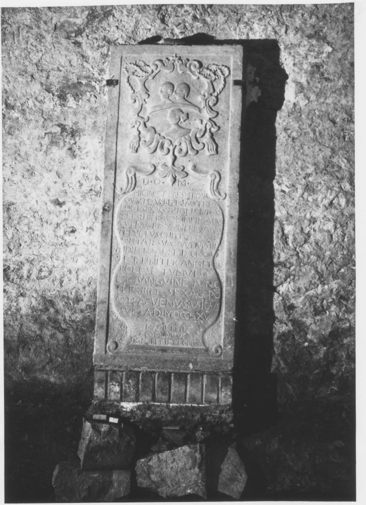lastra tombale di Signorelli Domenico (sec. XVIII)