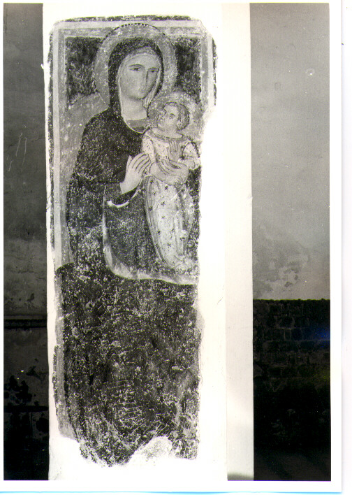 Madonna con Bambino (dipinto) - ambito Italia meridionale (sec. XIV)