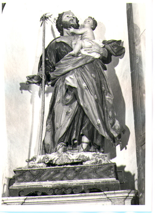 San Giuseppe e Gesù Bambino (statua) - bottega napoletana (prima metà sec. XVIII)