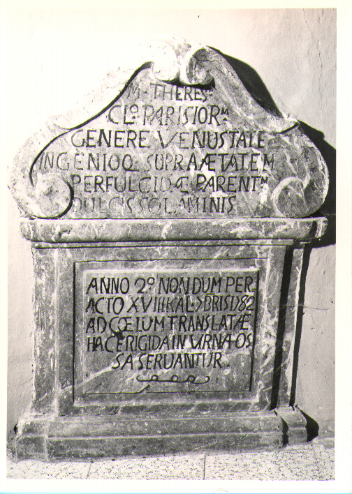 monumento funebre - bottega lucana (sec. XVIII)