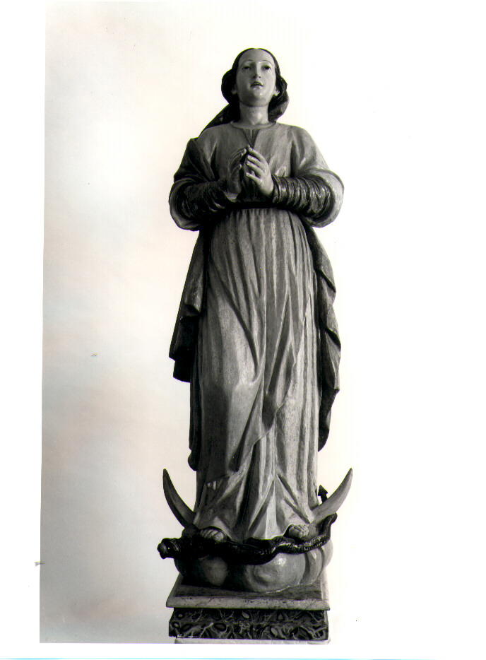 Immacolata Concezione (scultura) - bottega Italia meridionale (fine/inizio secc. XVIII/ XIX)