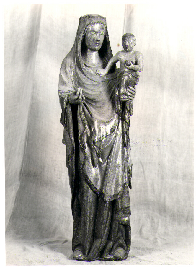 Madonna con Bambino (scultura) - bottega napoletana (sec. XIV)