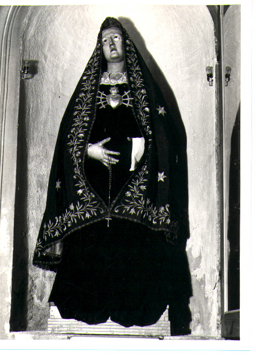 Madonna Addolorata (statua) - bottega napoletana (sec. XVIII)