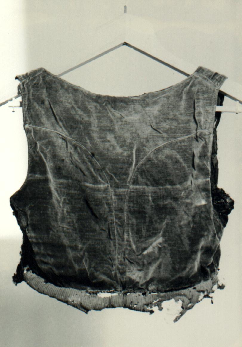 corsetto - manifattura locale (sec. XX prima metà)