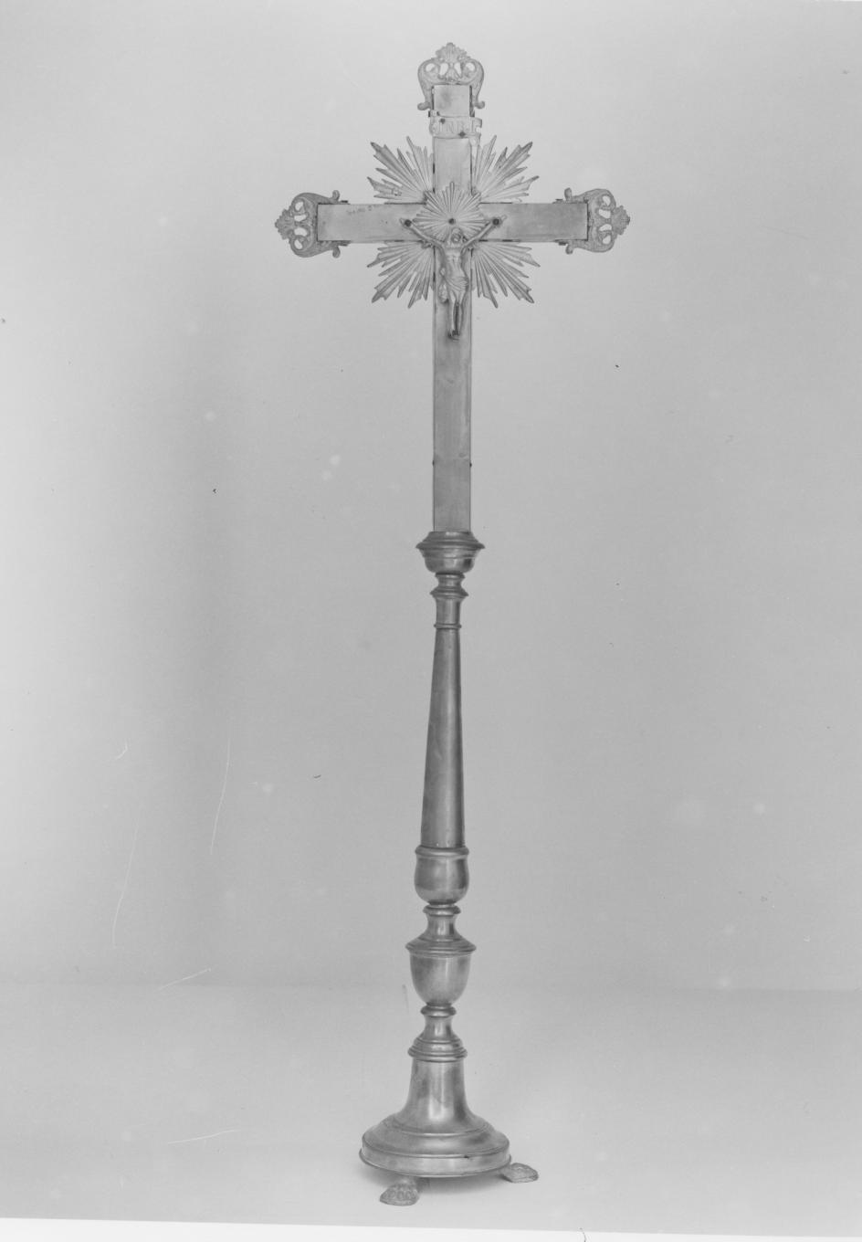 croce d'altare - bottega lucana (seconda metà sec. XIX)