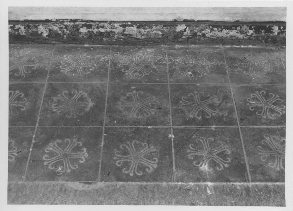 pavimento a mattonelle - bottega lucana (sec. XIX)