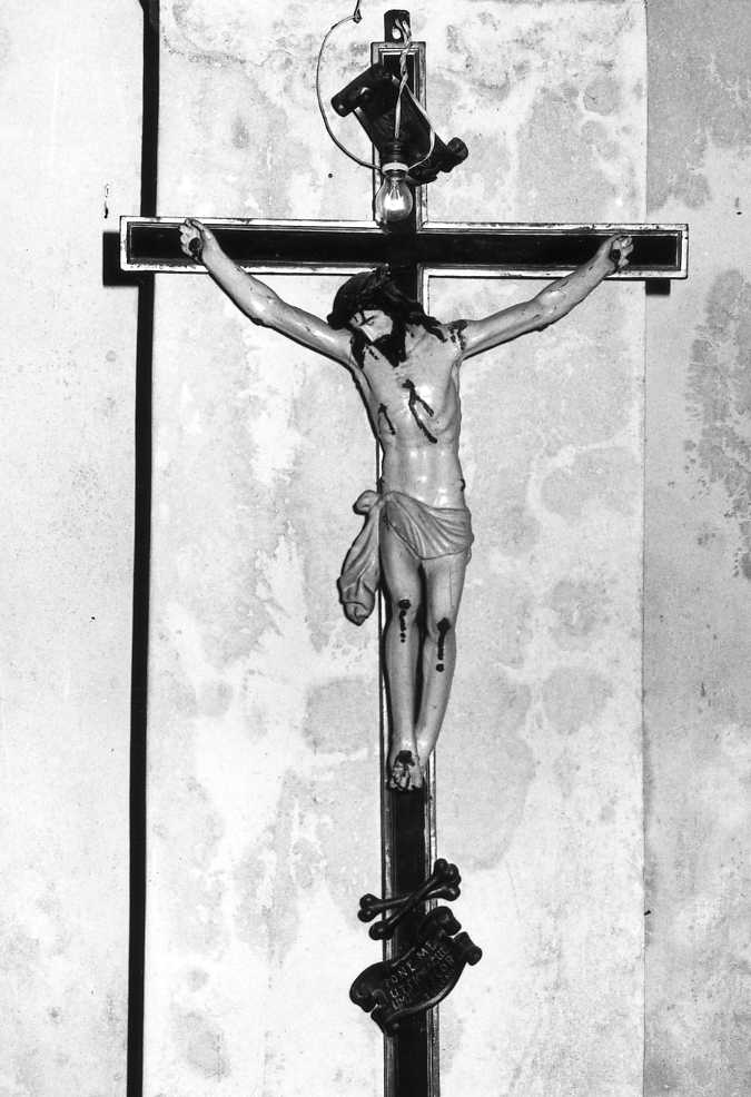 Cristo crocifisso (crocifisso) - bottega lucana (seconda metà sec. XIX)