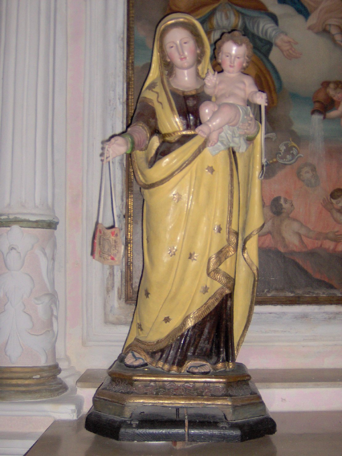 Madonna del Carmelo (statua) - bottega Italia meridionale (ultimo quarto sec. XIX)