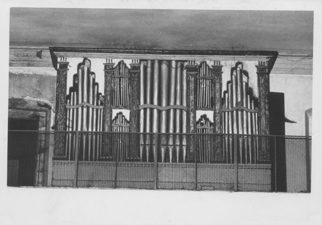 cassa d'organo - bottega Italia meridionale (fine/inizio secc. XVIII/ XIX)