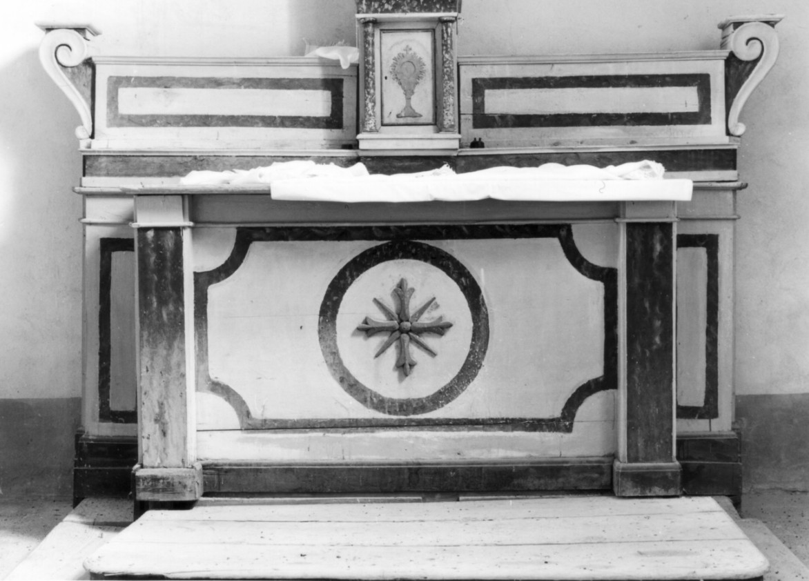 altare - ambito lucano (seconda metà sec. XIX)