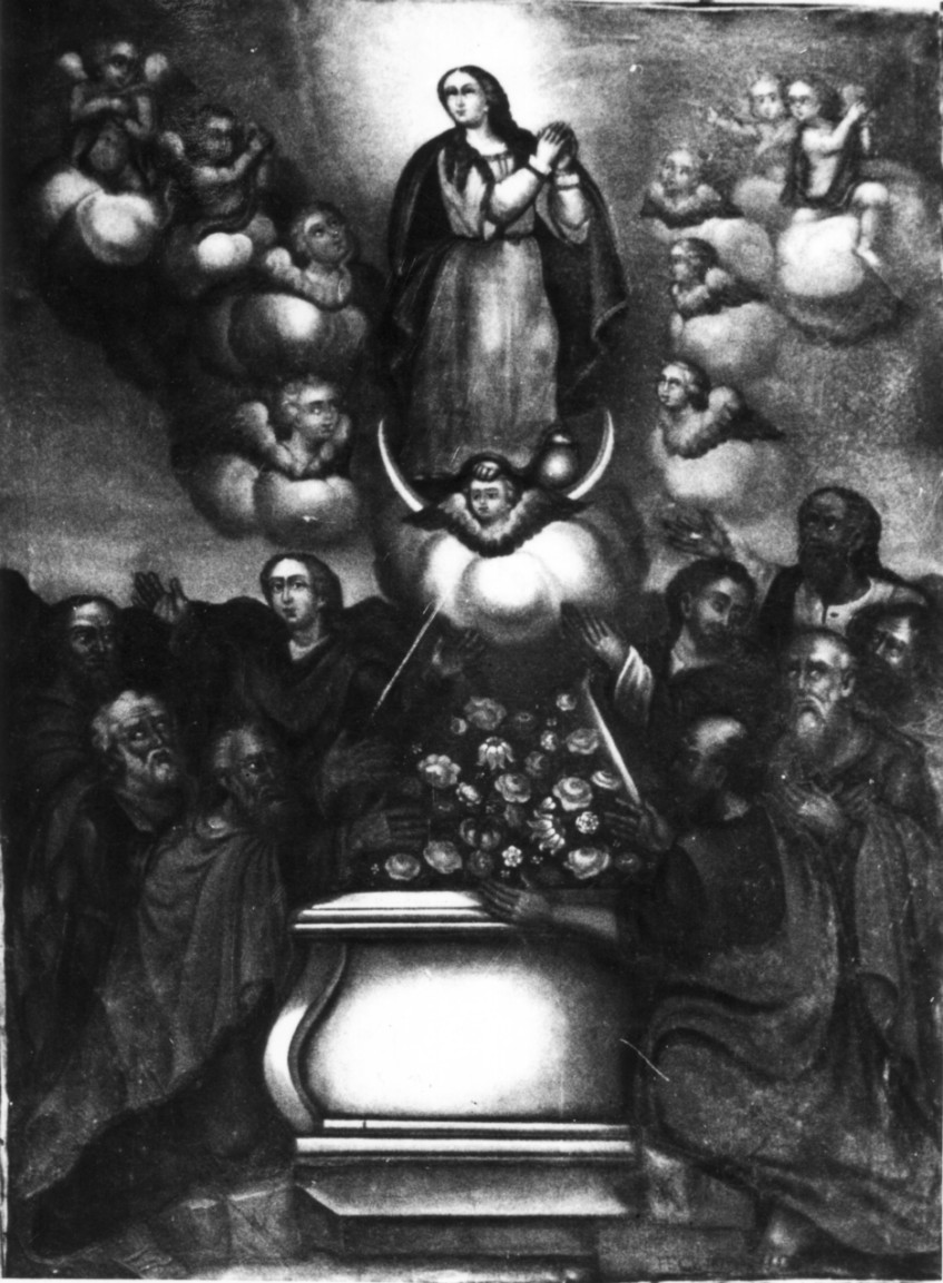 assunzione della Madonna (dipinto) di Eletto Domenico (sec. XIX)