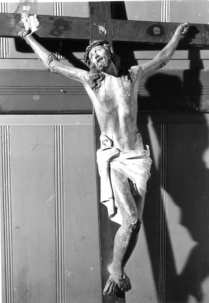 Cristo crocifisso (scultura, opera isolata) - bottega lucana (fine sec. XVIII)
