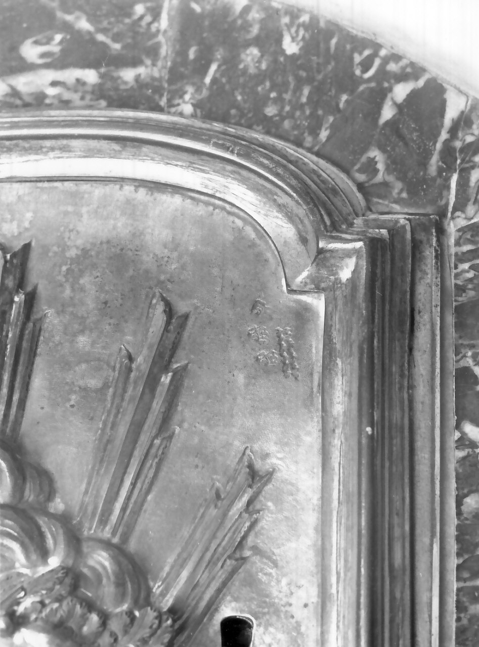 sportello di tabernacolo, elemento d'insieme - bottega Italia meridionale (fine/inizio secc. XVII/ XVIII)