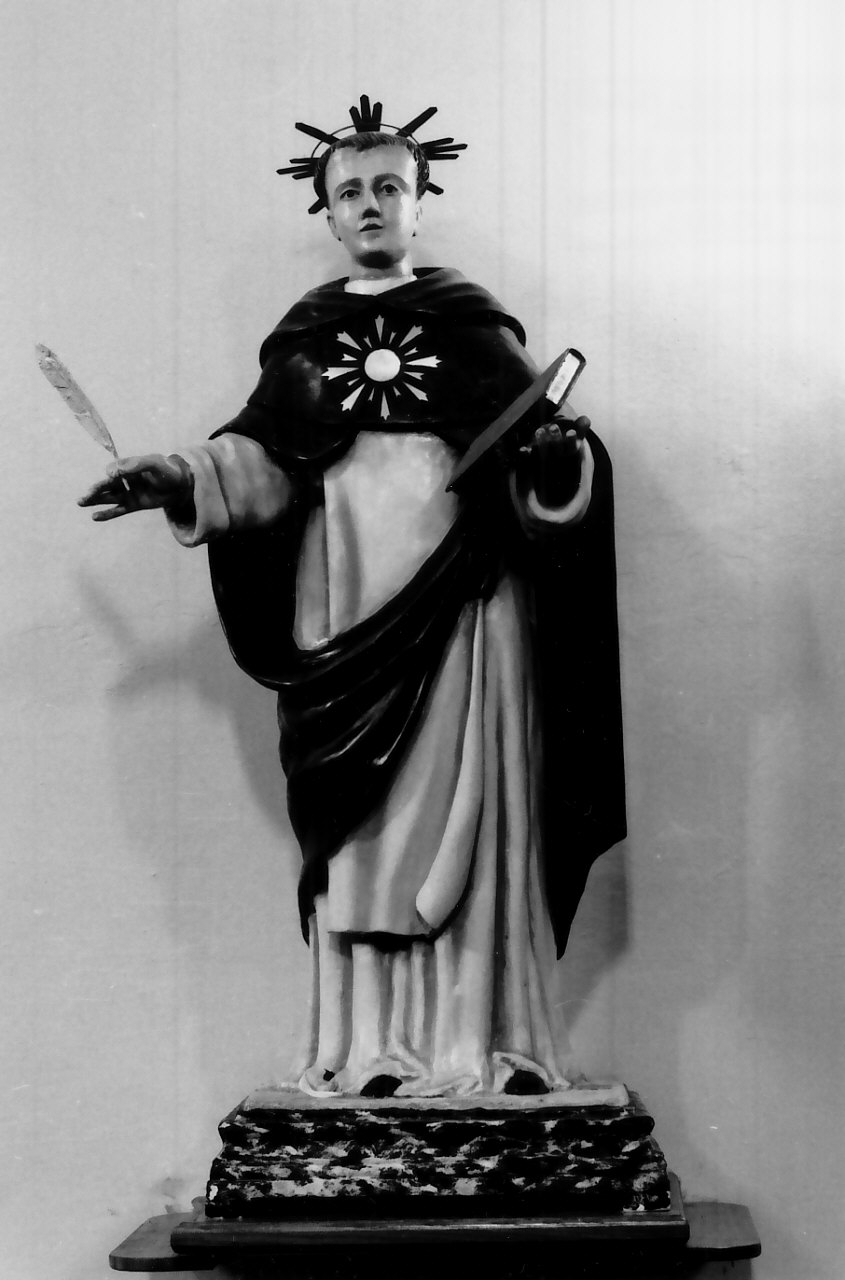 San Tommaso d'Aquino (statua, opera isolata) - bottega Italia meridionale (sec. XX)