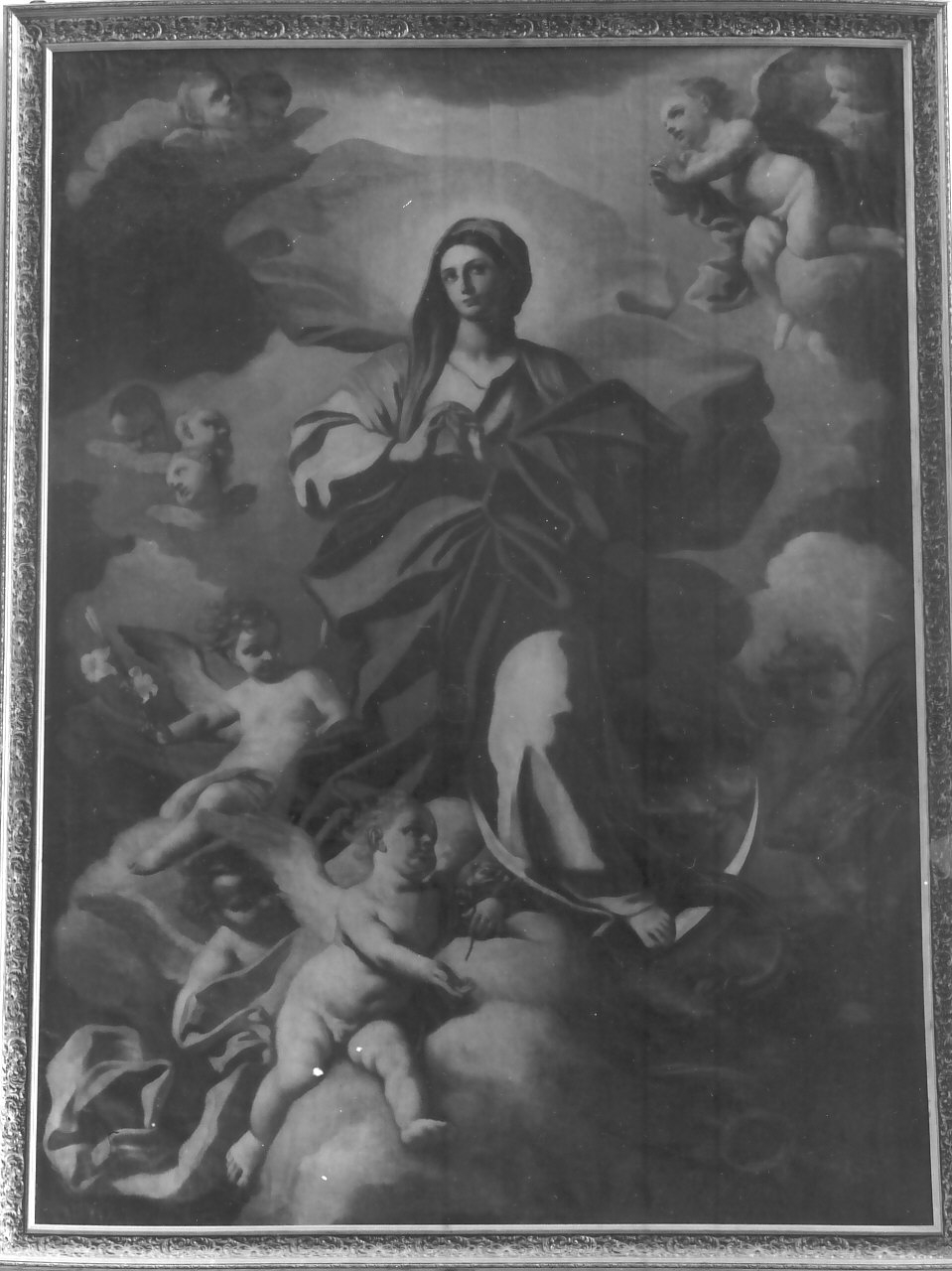 Madonna Immacolata (dipinto, opera isolata) - ambito napoletano (sec. XVIII)