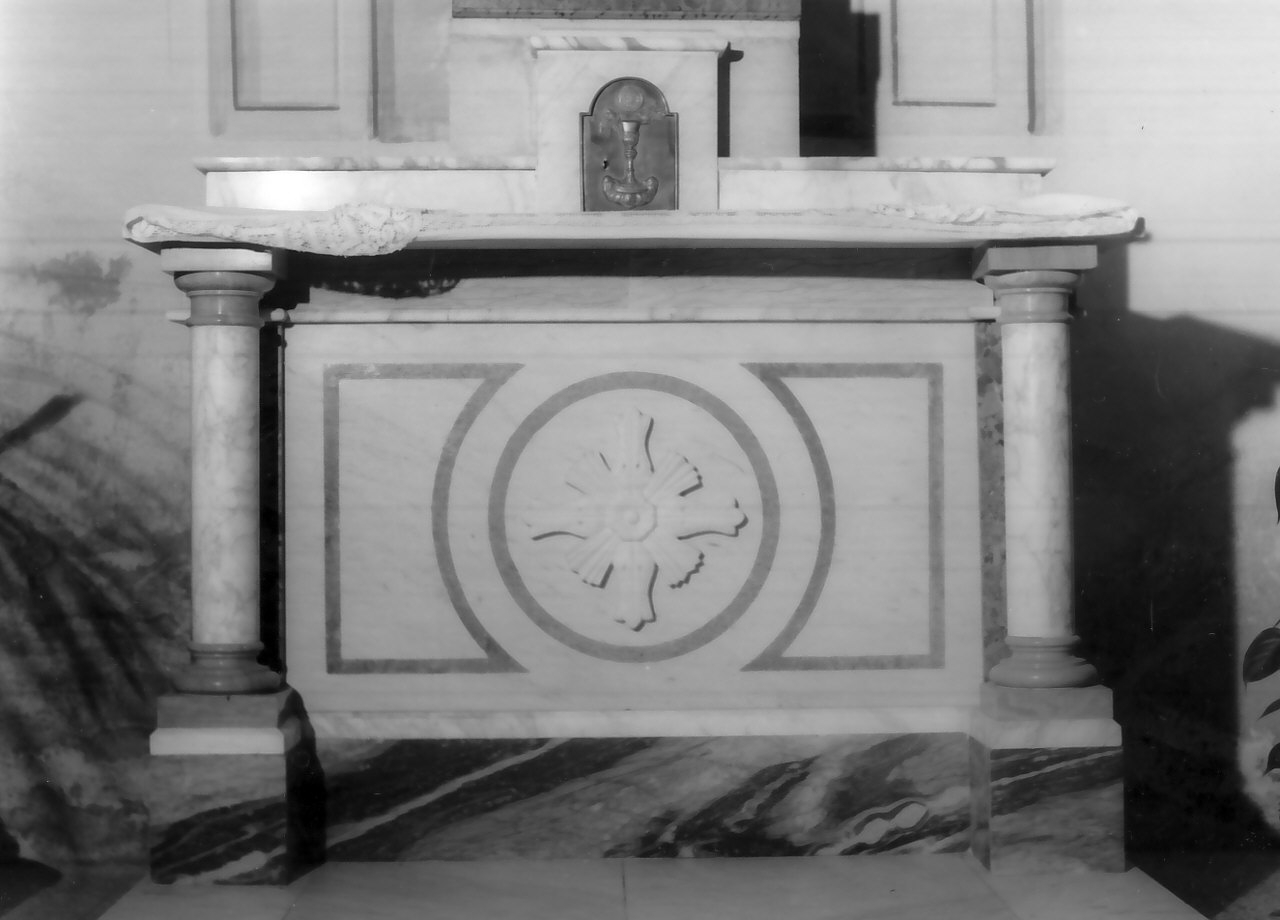 altare, opera isolata - bottega calabrese (fine/inizio secc. XIX/ XX)