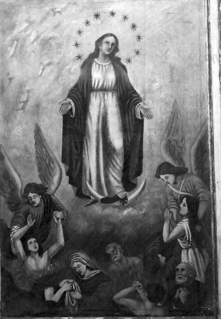 Madonna Immacolata (dipinto, opera isolata) - ambito calabrese (sec. XIX)