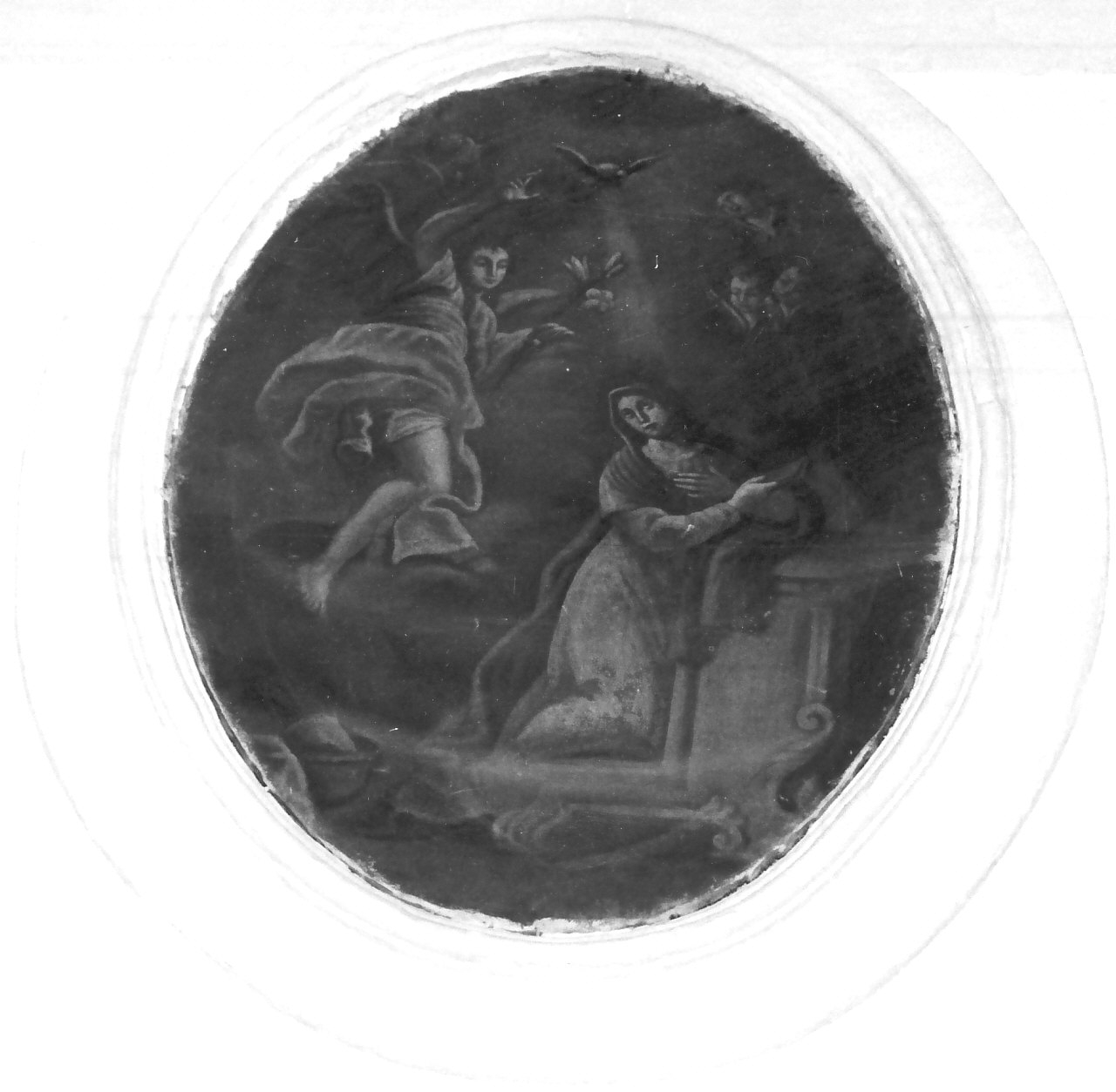 Annunciazione (dipinto, elemento d'insieme) - ambito calabrese (fine sec. XVIII)