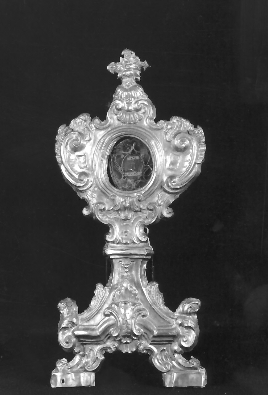reliquiario - a ostensorio, opera isolata - bottega Italia meridionale (inizio sec. XX)