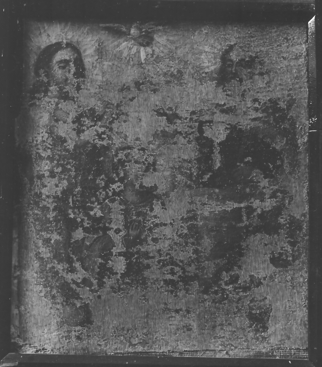 quinto mistero glorioso: l'incoronazione di Maria Vergine, Regina degli angeli e dei Santi (dipinto, elemento d'insieme) - ambito Italia meridionale (sec. XVIII, sec. XIX)