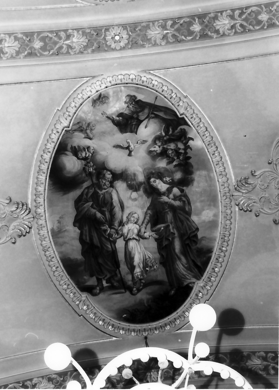 Sacra Famiglia e Trinità (dipinto) di Pignatari Nicola (sec. XIX)