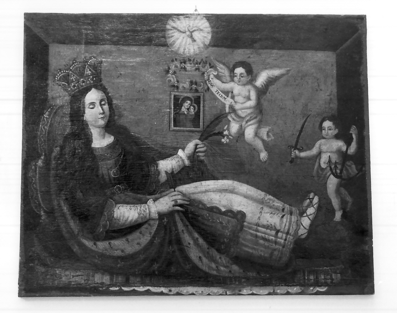 Santa Filomena Vergine e Martire (dipinto, opera isolata) - ambito calabrese (sec. XIX)
