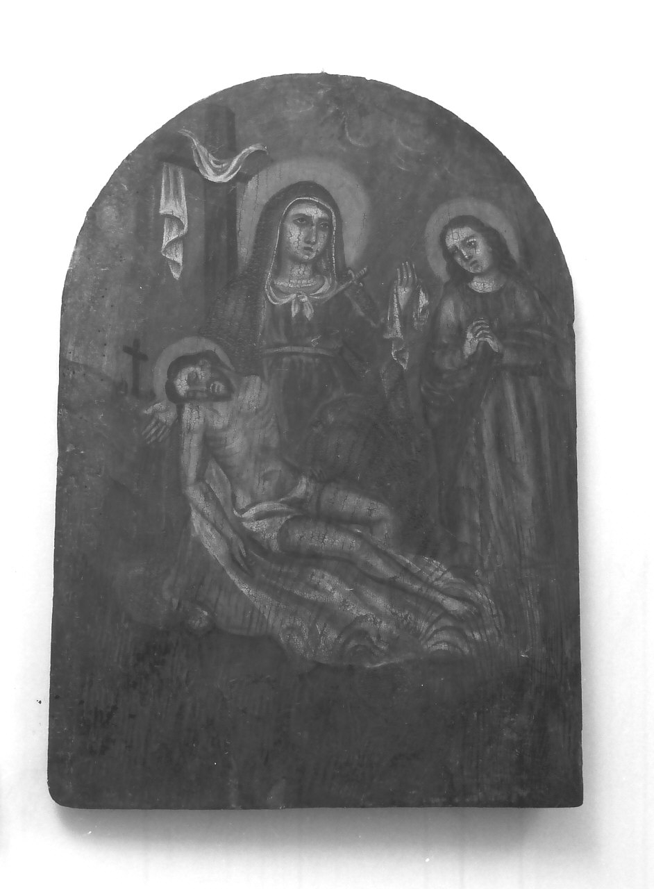Cristo deposto dalla croce (dipinto, opera isolata) - ambito Italia meridionale (sec. XIX)