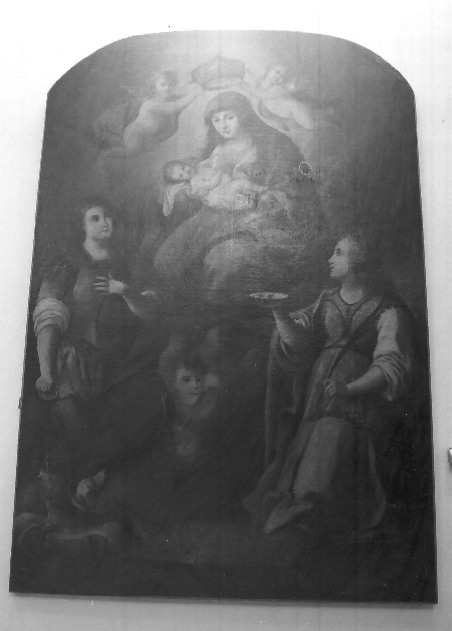 Madonna con Bambino e Santi (dipinto, opera isolata) - ambito calabrese (fine sec. XVIII)
