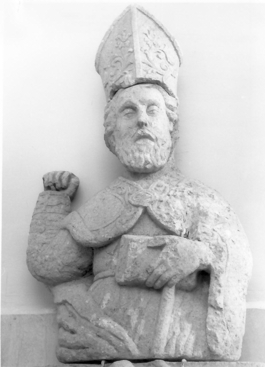 San Nicola di Bari (busto, opera isolata) - bottega Italia meridionale (sec. XVIII)