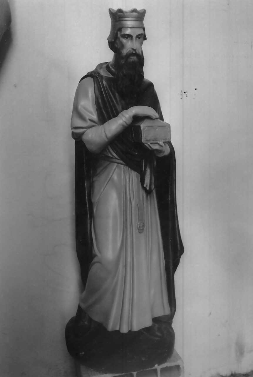 Re Magio (statuetta di presepio, elemento d'insieme) - bottega calabrese (fine/inizio secc. XIX/ XX)
