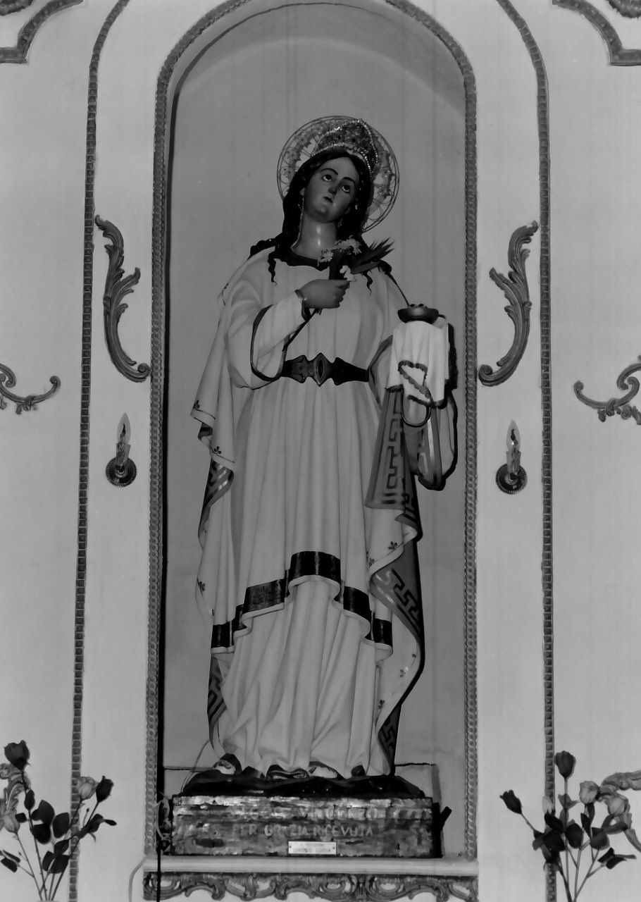 Santa Lucia (statua, opera isolata) - bottega Italia meridionale (inizio sec. XX)