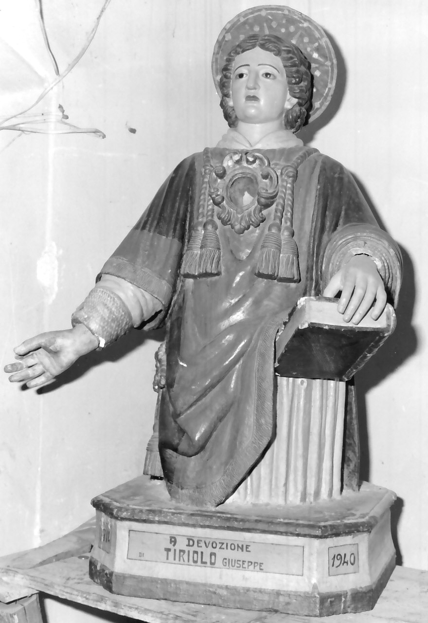 Sant'Innocenzo (reliquiario - a busto, opera isolata) - bottega Italia meridionale (sec. XVIII)