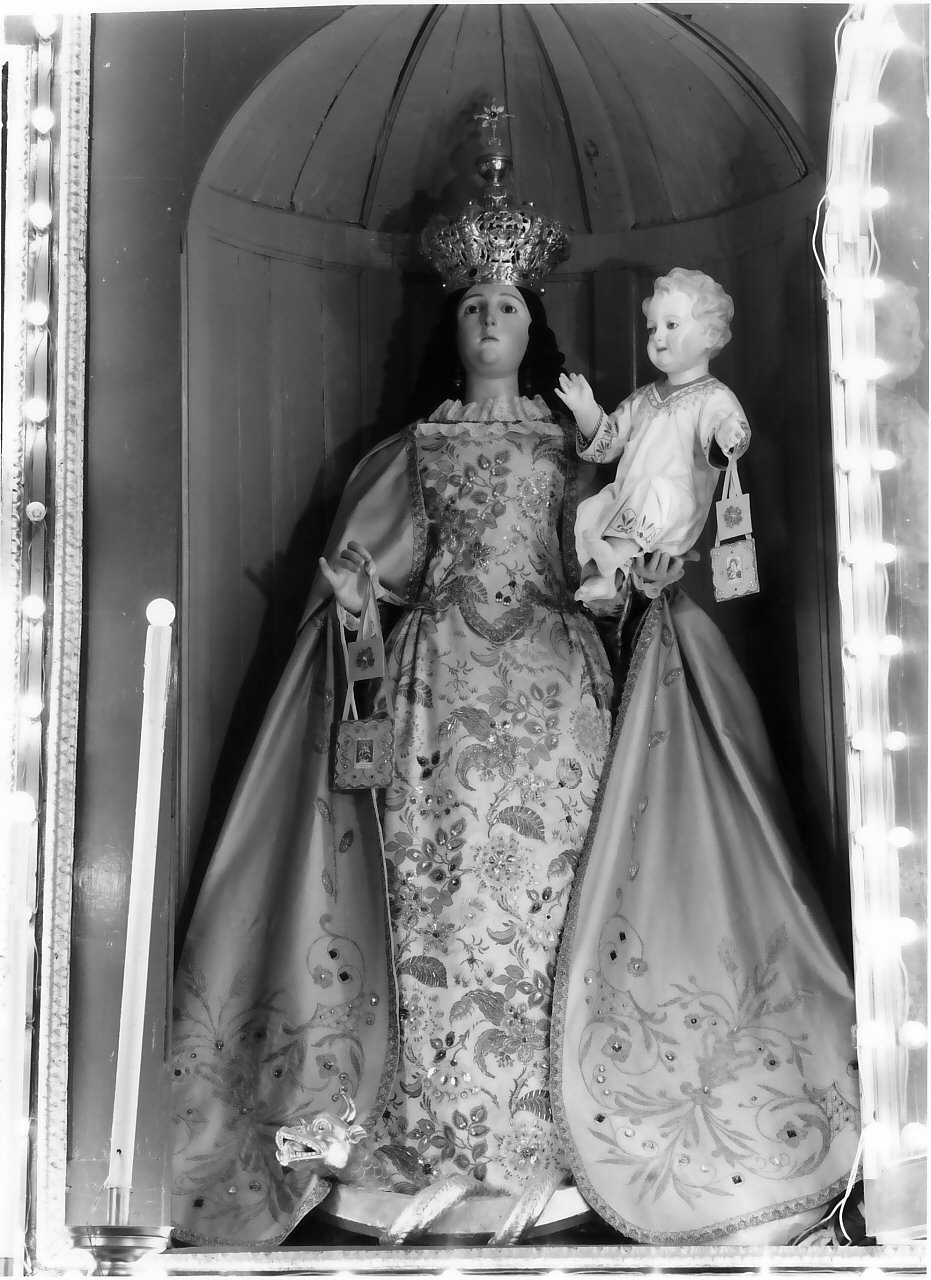 Madonna del Carmelo (manichino) - bottega Italia meridionale (sec. XIX)