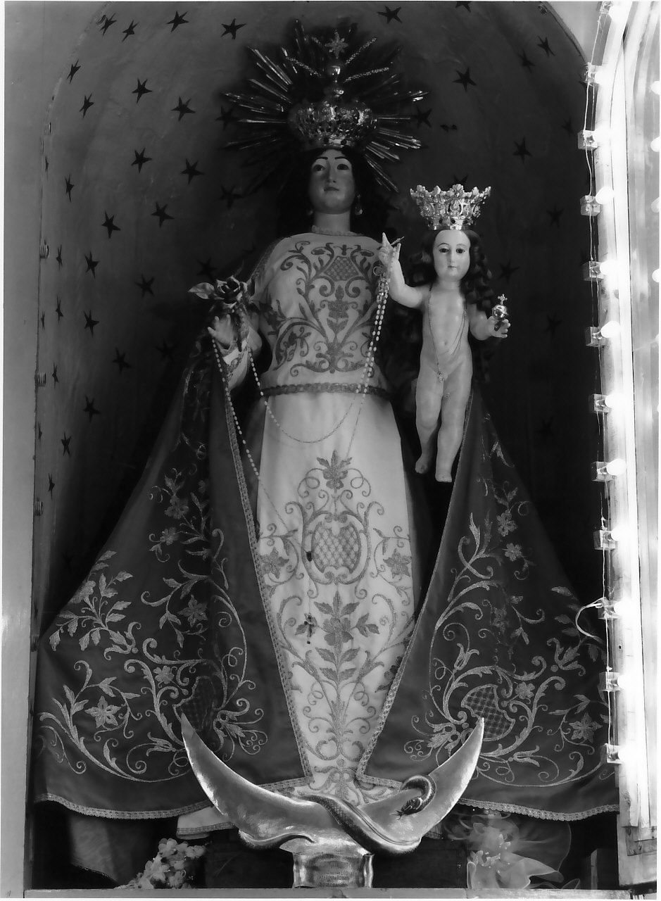 Madonna del Rosario (manichino) - bottega Italia meridionale (inizio sec. XIX)