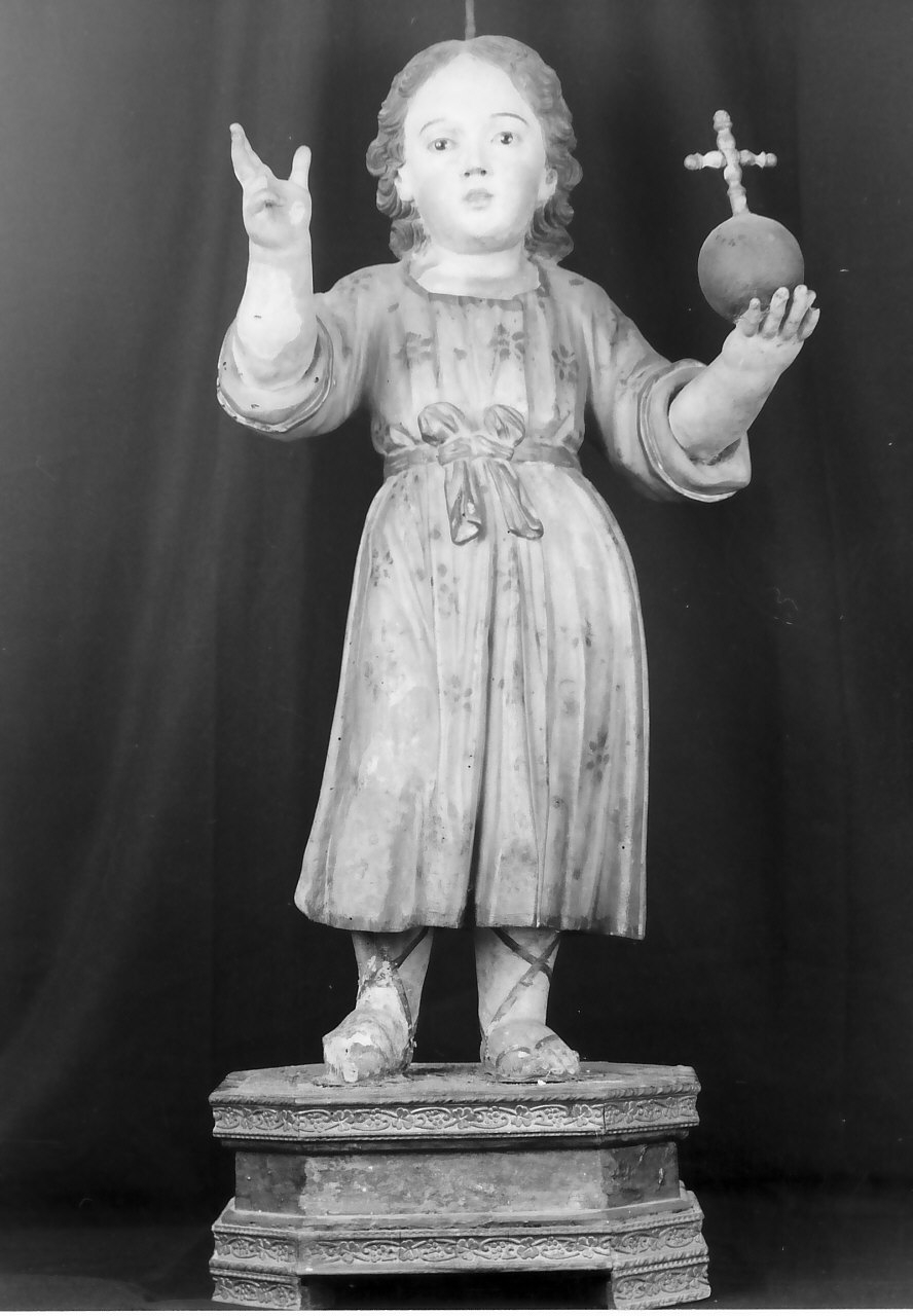 Gesù Bambino (statua, opera isolata) - bottega Italia meridionale (sec. XIX)