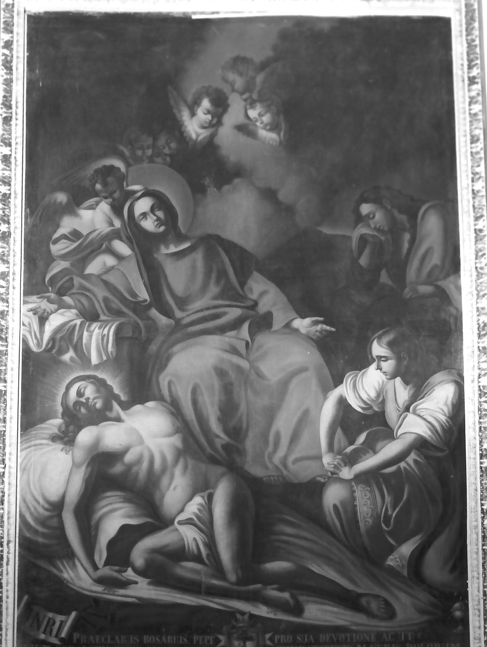 deposizione di Cristo dalla croce (dipinto, opera isolata) di Basile Gaetano (sec. XIX)