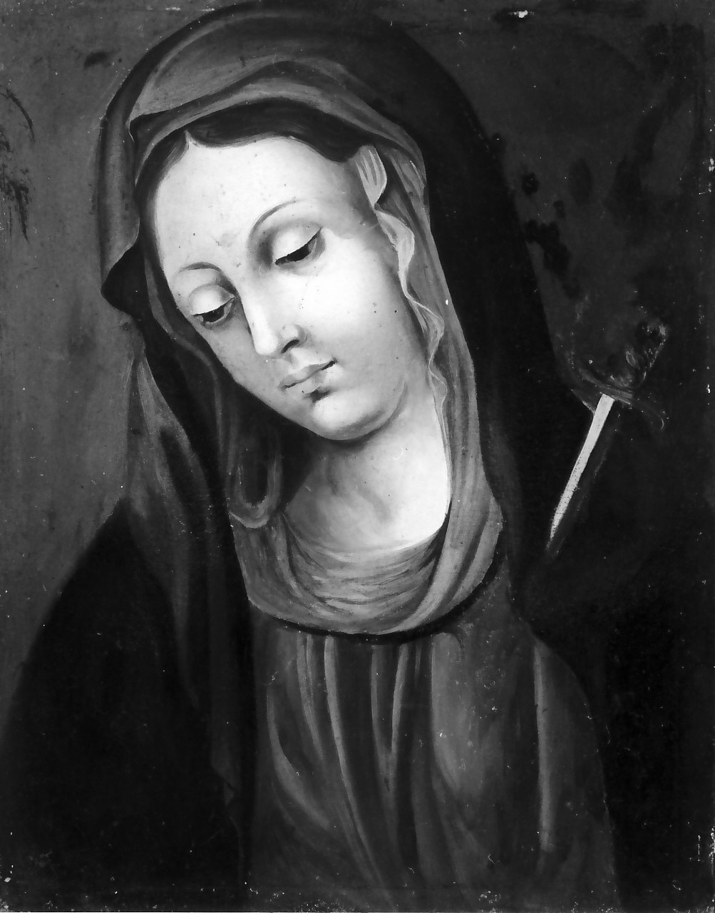 Madonna Addolorata (dipinto, opera isolata) - ambito calabrese (fine/inizio secc. XVII/ XVIII)