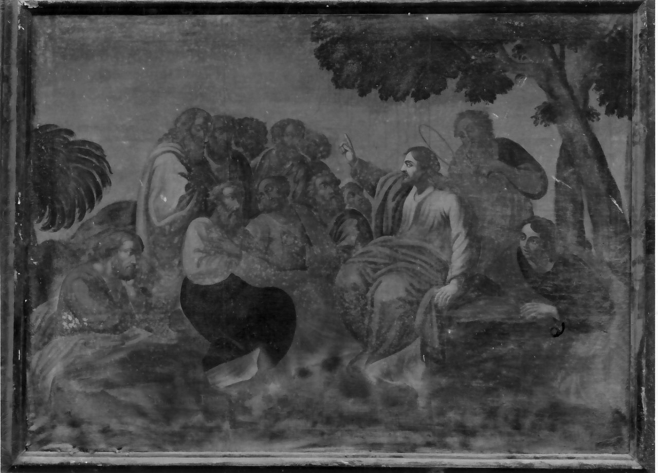 discorso della montagna (dipinto) di Leto Domenico (inizio sec. XIX)