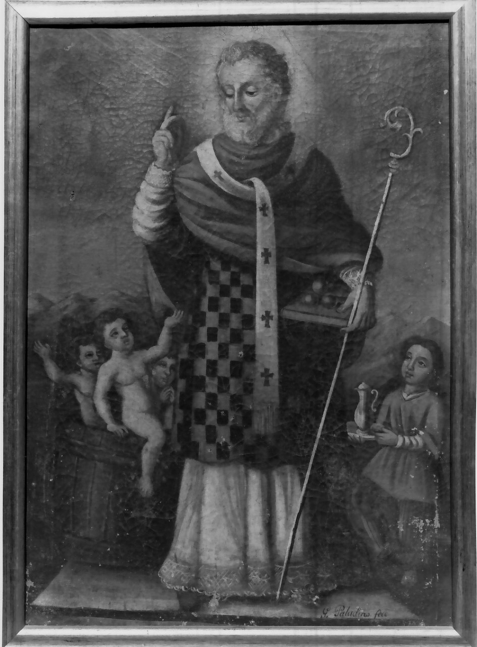 San Nicola di Bari (dipinto) di Paladino Giovanni (sec. XIX)