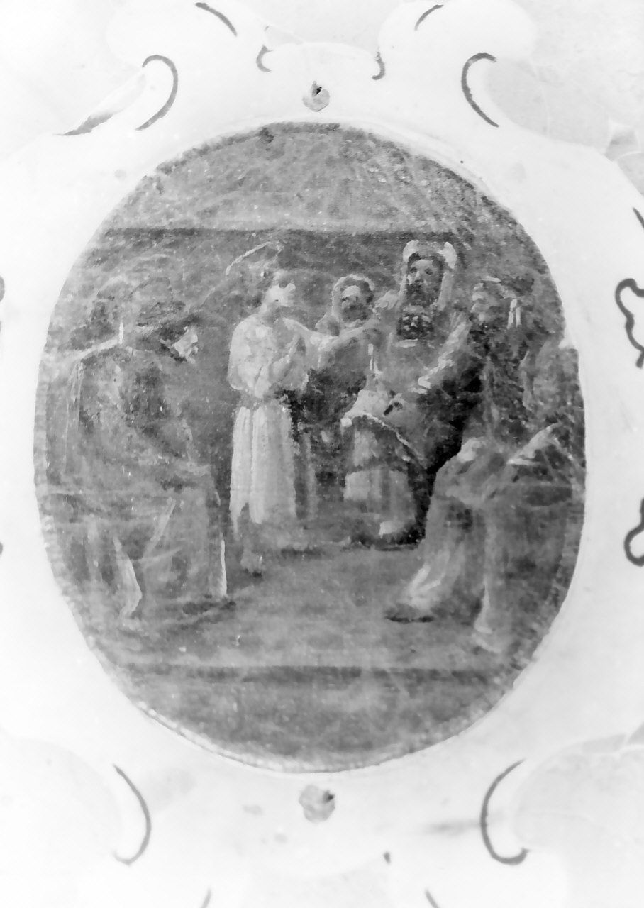 disputa di Gesù con i dottori nel tempio (dipinto, elemento d'insieme) - ambito Italia meridionale (sec. XVIII)