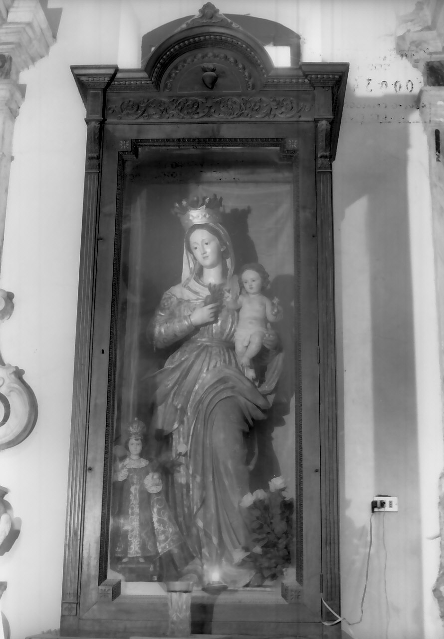 Sacro Cuore di Maria (statua, opera isolata) - bottega Italia meridionale (fine/inizio secc. XVIII/ XIX)