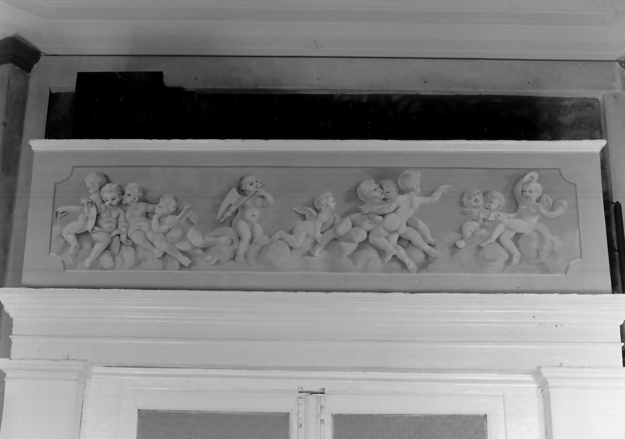 angeli musicanti (decorazione plastico-architettonica) di Pignatari Domenico, Pignatari Nicola (fine/inizio secc. XIX/ XX)