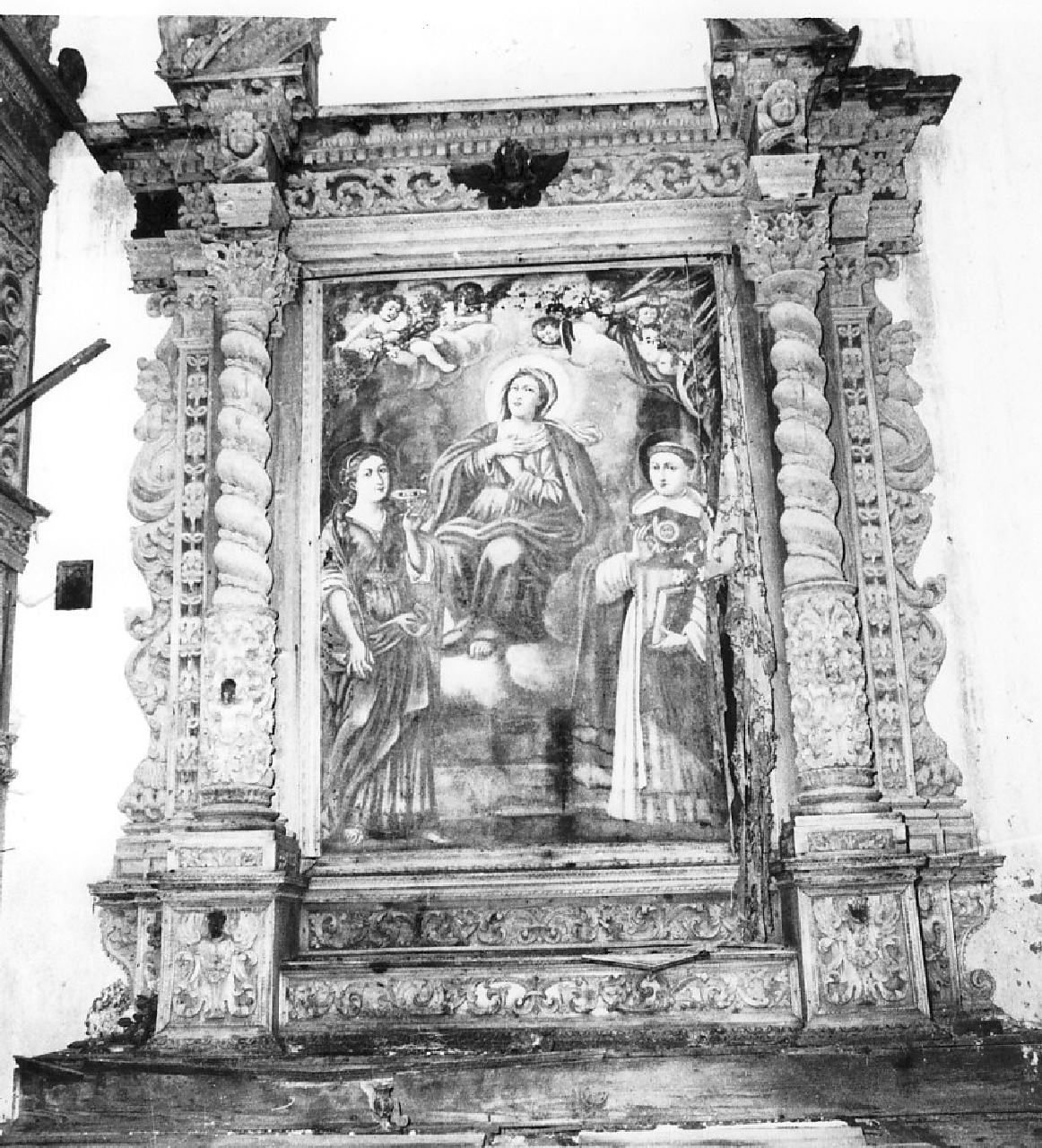 Madonna e Santi (dipinto) - ambito Italia meridionale (sec. XIX)